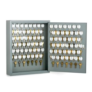 AbilityOne 2853049 7125002853049 90-Key Cabinet, Locking, Gray, Steel, EA