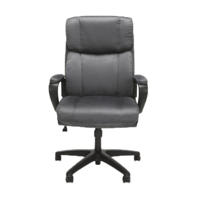 Ofm Ess 3081 Gry Essentials By Ofm Plush High Back Microfiber Office Chair Ea