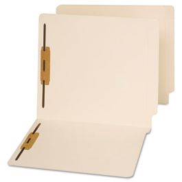 UNIVERSAL Deluxe Reinforced Top Tab Folders 2 Fasteners 1/3 Tab Letter Green 50 