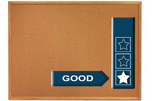 Thick Cork Bulletin Surface